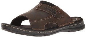 Rockport Men's Darwyn Slide 2 Sandal, Brown II Leather, 12 M US