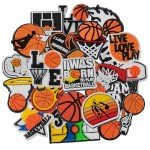 MelleFlarynsun Basketball Shoe Charms Fit for Croc Clog Wristband Bracelet Decoration Sports Pins Accessories Shoe Charm for Men Women Kids Teens Birthday Party Favor Gifts