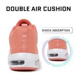 Mishansha Women's Comfortable Running Shoes Outdoor Athletic Excercise Sport Tennis Shoes Breathable Fashion Sneakers Training Jogging Gym Walking Shoes 9 Pink