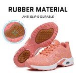 Mishansha Women's Comfortable Running Shoes Outdoor Athletic Excercise Sport Tennis Shoes Breathable Fashion Sneakers Training Jogging Gym Walking Shoes 9 Pink