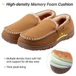 Vonair Mens Moccasin Slippers Indoor Outdoor Slip on Warm House Shoes Breathable Moccasins for Men 11 US Beige