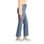 Levi's Women's Ribcage Straight Ankle Jeans, (New) Summer Slide-Light Indigo, 31