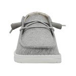 Hey Dude Women's Wendy Stretch Fleece Glacier Grey Size 8 | Women's Shoes | Women's Slip On Shoes | Comfortable & Light-Weight