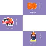 Wlyosvje 22Pcs Basketball Shoe Charms for Clog Sandals, Sports Ball Shoes Decoration Charms for Men Women