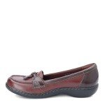Clarks Women's Ashland Bubble Slip-On Loafer, Brown/Black, 9