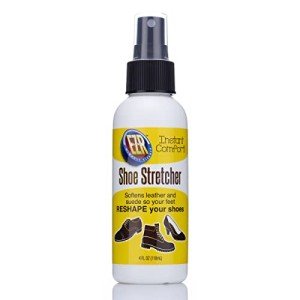 EZR Shoe Stretch Spray - Softener & Stretcher Shoe Spray To Instantly Increase Comfort & Loosen Tight Spots In Leather Shoes, Sneakers, Loafers, Sandals, Suede, Nubuck, Canvas, & High Heels, 4 Fl Oz