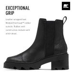 SOREL Women's Joan Now Chelsea Boot - Black, Black - 8