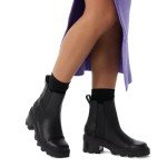 SOREL Women's Joan Now Chelsea Boot - Black, Black - 8