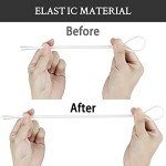 Endoto Elastic Shoelaces for ON Cloud 5 No Tie Replacements Shoes Laces Stretchy Bungee Running Training(Color:White,Size:20Inch)