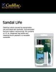 Cadillac Sandal Life - Athletic Sandal Flip Flop Cleaning Kit - Cleaner and Deodorizer Wash + Brush for Outdoor Hiking Trail Boat Beach Water Sport Footwear