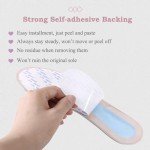 Pigskin Leather Cushion Inserts for Women, Self-Adhesive Barefoot Cushioning Shoe Insoles for High Heels, Sandals, Dress Shoes and Flats, Sockless Shoe Liners Anti-Slip and Ultra-Absorbent, 1 Pair