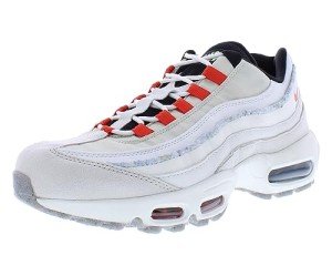 Nike Mens Air Max 95 'Midnight Navy' Lifestyle Sneaker, Light Bone/Habanero Red-Black, 8.5 M US DQ0268-002 Size 8.5
