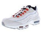 Nike Mens Air Max 95 'Midnight Navy' Lifestyle Sneaker, Light Bone/Habanero Red-Black, 8.5 M US DQ0268-002 Size 8.5