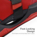 DREAM PAIRS Kids Basketball Shoes Boys Girls Low-top Sneakers Durable Sports Shoes Lace-up Breathable Outdoor School Trainers for Little Kids Big Kids Youth,Size 4 Big Kid,RED/Black Low TOP,SDBS2401K