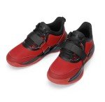 DREAM PAIRS Kids Basketball Shoes Boys Girls Low-top Sneakers Durable Sports Shoes Lace-up Breathable Outdoor School Trainers for Little Kids Big Kids Youth,Size 4 Big Kid,RED/Black Low TOP,SDBS2401K