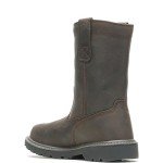Wolverine Men's Floorhand Waterproof 10" Steel Toe Work Boot, Dark Brown, 12 M US