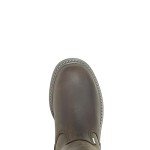 Wolverine Men's Floorhand Waterproof 10" Steel Toe Work Boot, Dark Brown, 12 M US