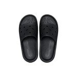 Crocs Classic Slide 2.0, Sandals for Kids v2 K Black, 3 US Unisex Little