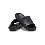 Crocs Classic Slide 2.0, Sandals for Kids v2 K Black, 3 US Unisex Little