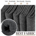 Merino Wool Socks for Women Hiking Warm Winter Thick Boot Thermal Cozy Crew Work Soft Ladies Socks Gift 5 Pack Stocking Stuffers（Grey Series）