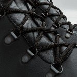 Miscly Round Boot Laces [1 Pair] Heavy Duty and Durable Shoelaces for Boots, Work Boots & Hiking Shoes (Black, 54 inches (137 cm))