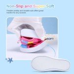 tombik Toddler Water Shoes Girls Swimming Beach Pool Aqua Sport Sandals Slides Slip Sock Sneakers Pink Rainbow Size 8