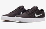 Nike SB Mens Charge Canvas Canvas Lifestyle Fashion Sneakers Gray 9.5 Medium (D)