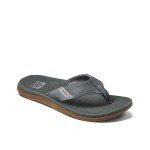 Reef Men's Santa Ana Flip-Flop, Grey, 11