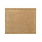 Lucky Brand Men's Bifold Wallet (Available in Cotton Canvas, Flag Embossed Leather-Tan, One Size