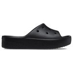Crocs Women's Classic Slide | Platform Sandals, Black, 11