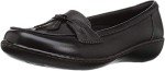 Clarks Women's Ashland Bubble Slip-On Loafer, Black, 8