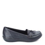 Clarks Women's Ashland Bubble Slip-On Loafer, Black, 8