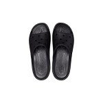 Crocs Women's Classic Slide | Platform Sandals, Black, 11