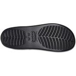 Crocs Women's Classic Slide | Platform Sandals, Black, 11