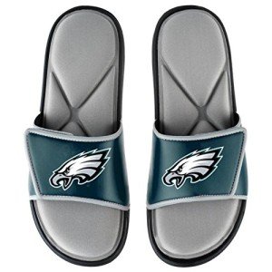 FOCO Mens Nfl Team Logo Shower Foam Flip Flop Sandals Sport Slide, Foam, 11-12 US
