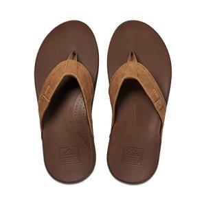 Reef Men's Cushion Spring Flip-Flop, Bronze, 10