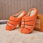 INMINPIN Kids Girls Boys Ball Sports Slippers Soft Curly House Shoes Memory Foam Non-Slip Indoor Outdoor Slippers for Sports Fan,Basketball,6-7 Big Kid