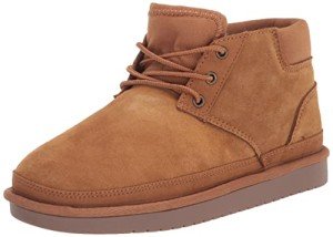 Koolaburra by UGG Boys Advay Chukka Boot, Chestnut, 5 Big Kid US