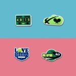 Qimbytar 20Pcs Tennis Shoe Charms Fit for Clog Sandals Decoration, Sports Ball Shoe Charms for Teens Adults Party Favor