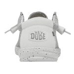 Hey Dude Men's Wally Sox Stone White Men's 10 & Women's 12 | Men's Loafers | Men's Slip On Shoes | Comfortable & Light-Weight