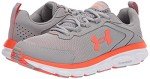 Under Armour Womens Charged Assert 9 Marble Running Shoe, Gray Wolf (101 Phoenix Fire, 7.5 US