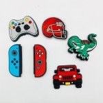 35PCS Shoe Charms for Boy, Sports, Game, Basketball, Football, Baseball Shoes Decorations for Kids Boys Teens Men Birthday Party Gifts Christmas