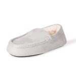 Amazon Essentials Men's Moccasin Slipper, Grey Microsuede, 10