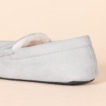 Amazon Essentials Men's Moccasin Slipper, Grey Microsuede, 10