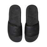 PUMA Mens Cool Cat 2.0 Hook and Loop Slide Sandal, PUMA Mens Black-PUMA Mens Black, 9