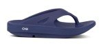 OOFOS OOriginal Sport Unisex Slide Sandals - Lightweight Recovery Footwear Reduces Stress on Feet, Joints & Back Machine Washable (Navy, US Men's Size 8/Women's Size 10)