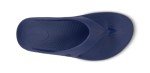 OOFOS OOriginal Sport Unisex Slide Sandals - Lightweight Recovery Footwear Reduces Stress on Feet, Joints & Back Machine Washable (Navy, US Men's Size 8/Women's Size 10)