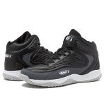 AND1 Pulse 3.0 Basketball Shoes for Men, Indoor or Outdoor, Street or Court Basketball Sneakers Men - Black, Red, or White - Black/White/Light Grey, 9 Medium