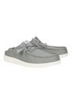 Hey Dude Wally Slip Stretch Canvas Grey Size 13, Men’s Shoes, Men's Slip-on Loafers, Comfortable & Light-Weight