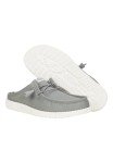 Hey Dude Wally Slip Stretch Canvas Grey Size 13, Men’s Shoes, Men's Slip-on Loafers, Comfortable & Light-Weight